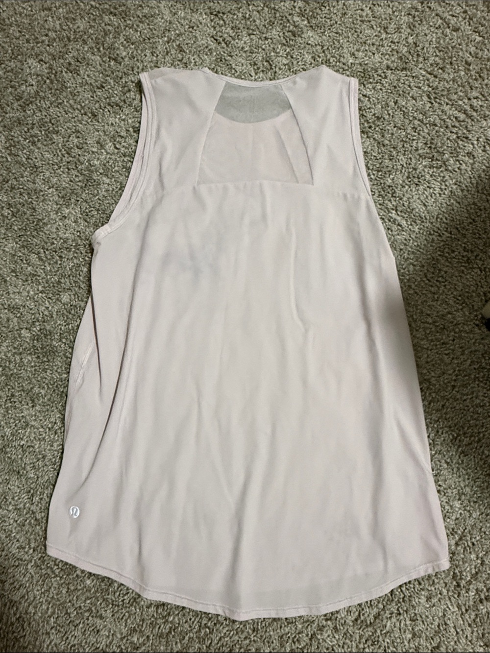 lululemon athletica Pale Pink Racerback Tank Top